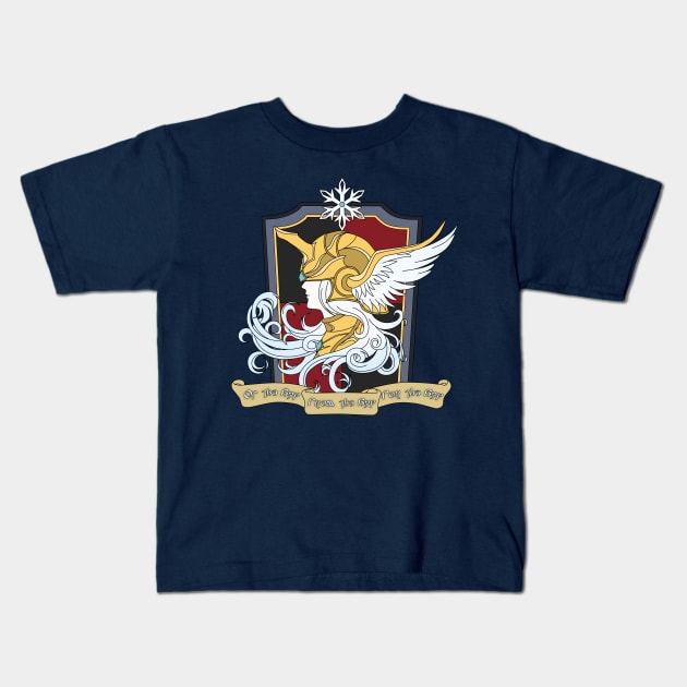 Ace of Halone - Eorzean Kids T-Shirt by amarysdesigns